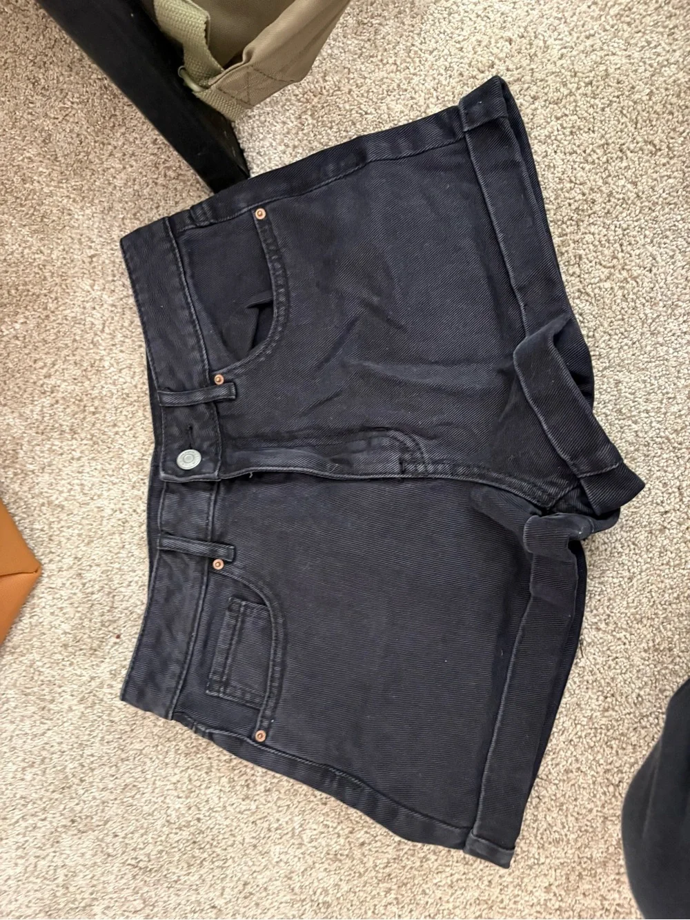PacSun Black Denim Jean Shorts